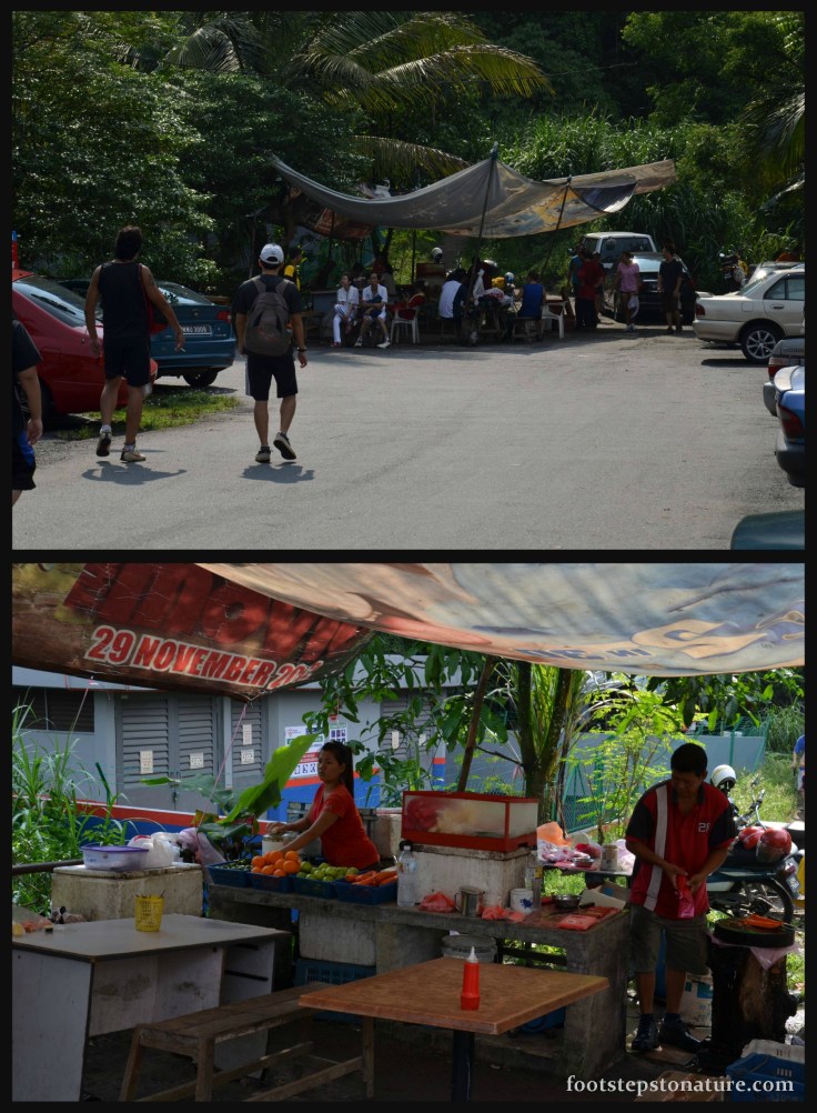 We began our hike from Jalan Awana 23 where the entrance was greeted by a fruit juice store. Boost your energy levels before a hike or quench your thirst after, have it your way.
