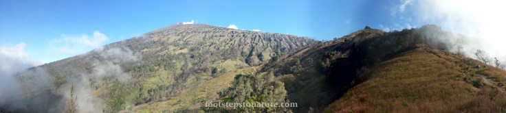 4.00pm – The going gets tough. Inclined slope for most of the way from Post 3. 